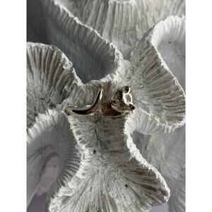 Vintage 925 Sterling Silver Cat Ring Size 7